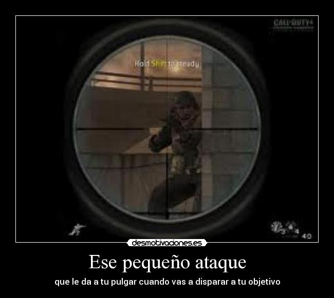 carteles call duty ataque pulgar desmotivaciones