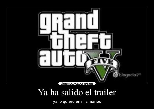 Ya ha salido el trailer - ya lo quiero en mis manos