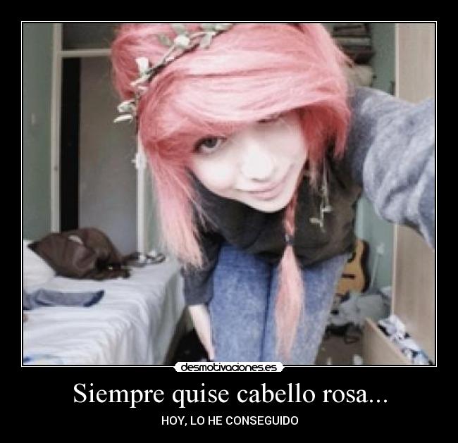Siempre quise cabello rosa... - HOY, LO HE CONSEGUIDO