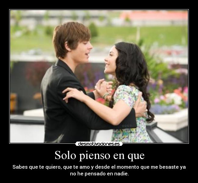 Solo pienso en que - 