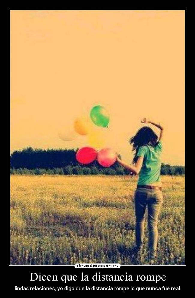 carteles distancia romper desmotivaciones