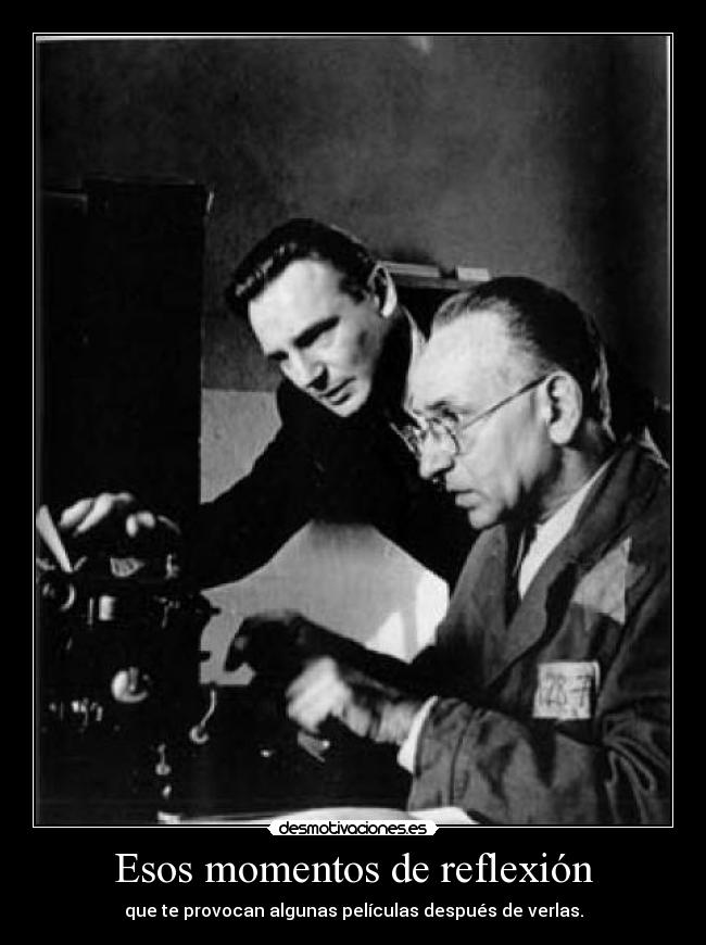 Esos momentos de reflexión - 