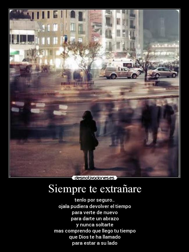 Siempre te extrañare - 