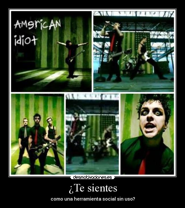 carteles green day desmotivaciones