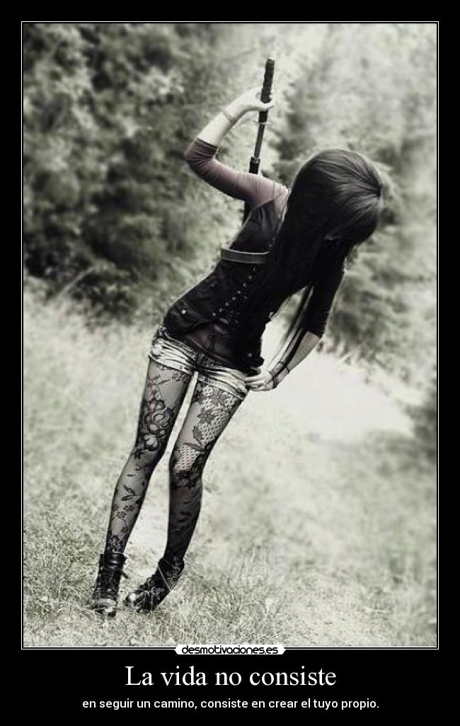 La vida no consiste -