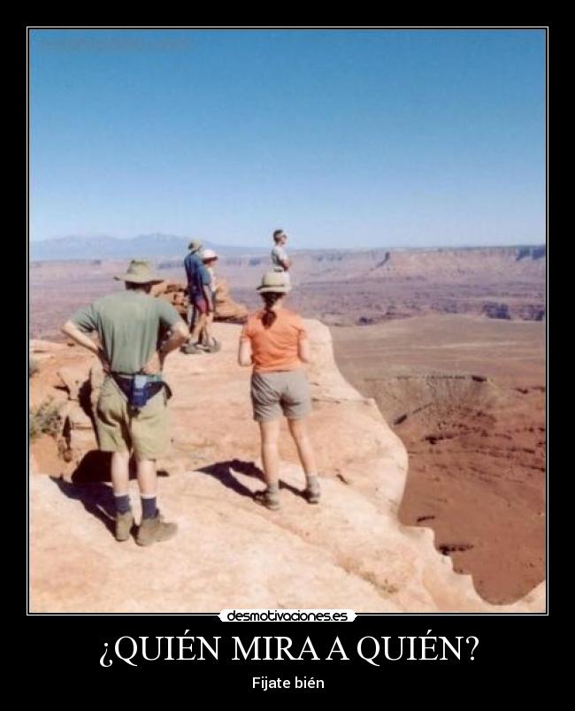 ¿QUIÉN MIRA A QUIÉN? - 
