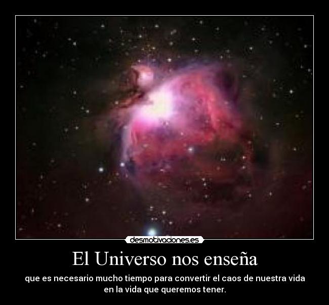 El Universo nos enseña -