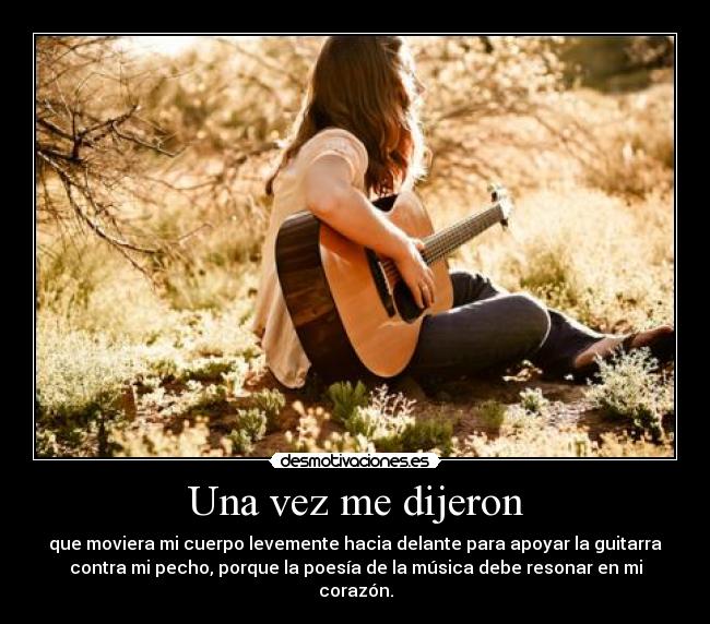 Una vez me dijeron -