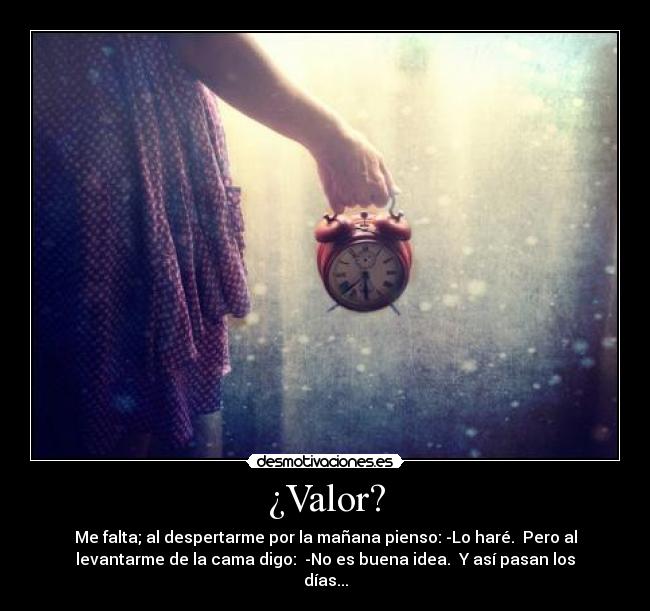 ¿Valor? - 