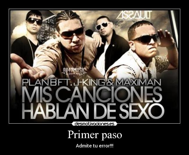 Primer paso - Admite tu error!!!