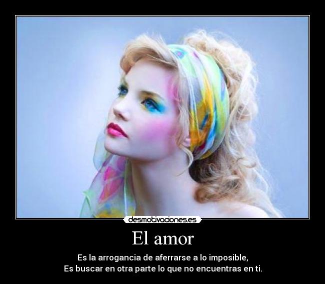 El amor -