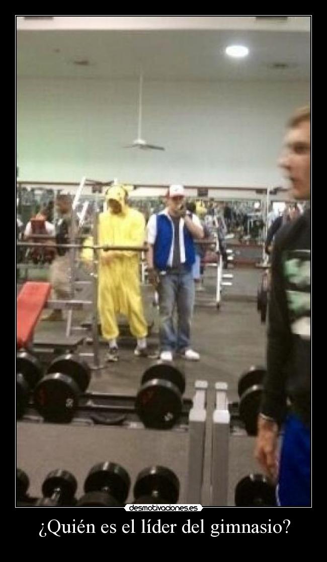 ¿Quién es el líder del gimnasio? - 