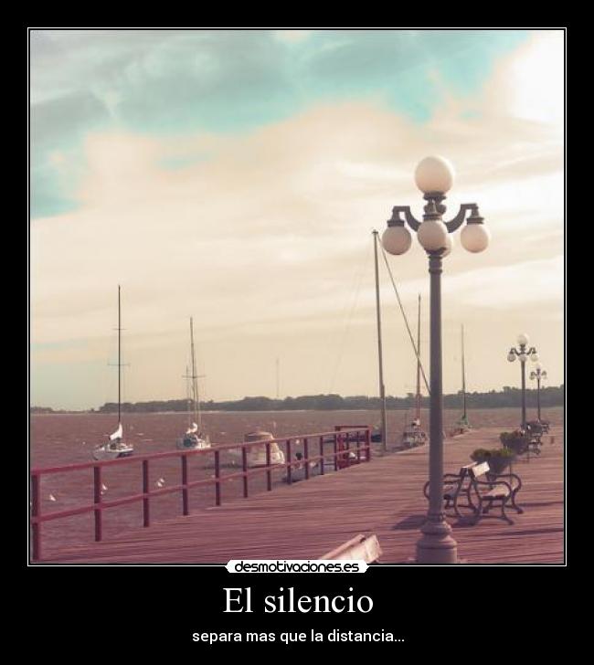 El silencio - 