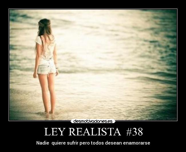 LEY REALISTA  #38 - 