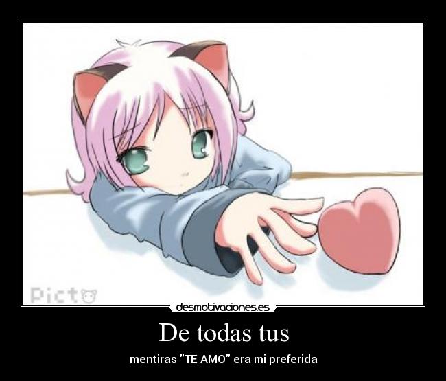 carteles mienteme que quieras pero sigueme diciendo amo desmotivaciones