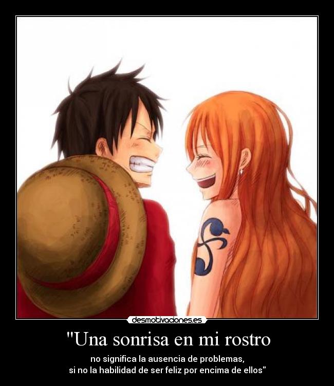 Una sonrisa en mi rostro -