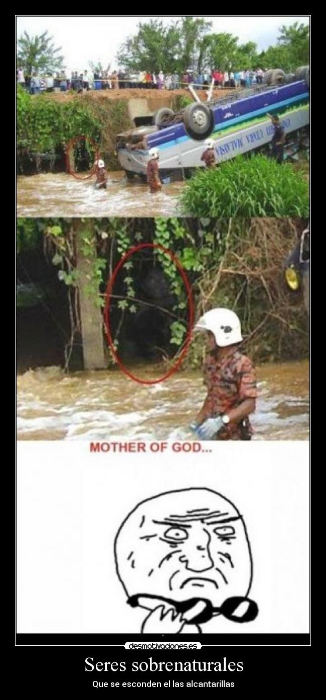 Seres sobrenaturales - Que se esconden el las alcantarillas