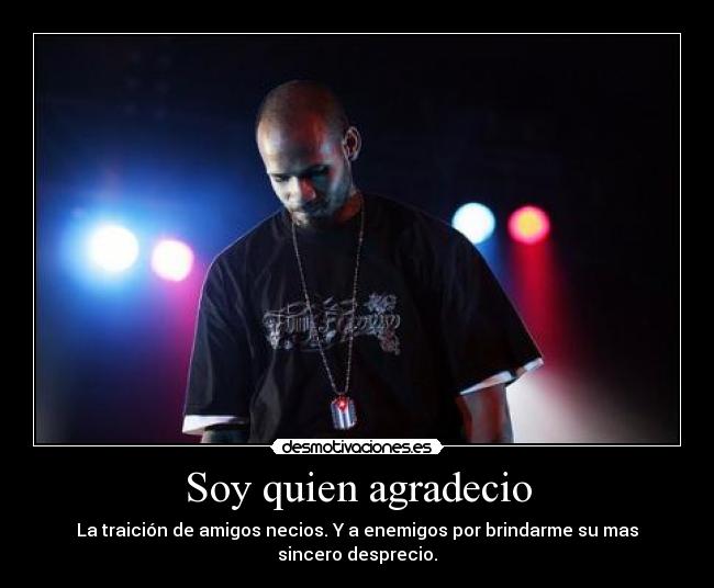 Soy quien agradecio -