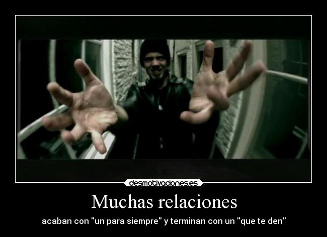 Muchas relaciones -