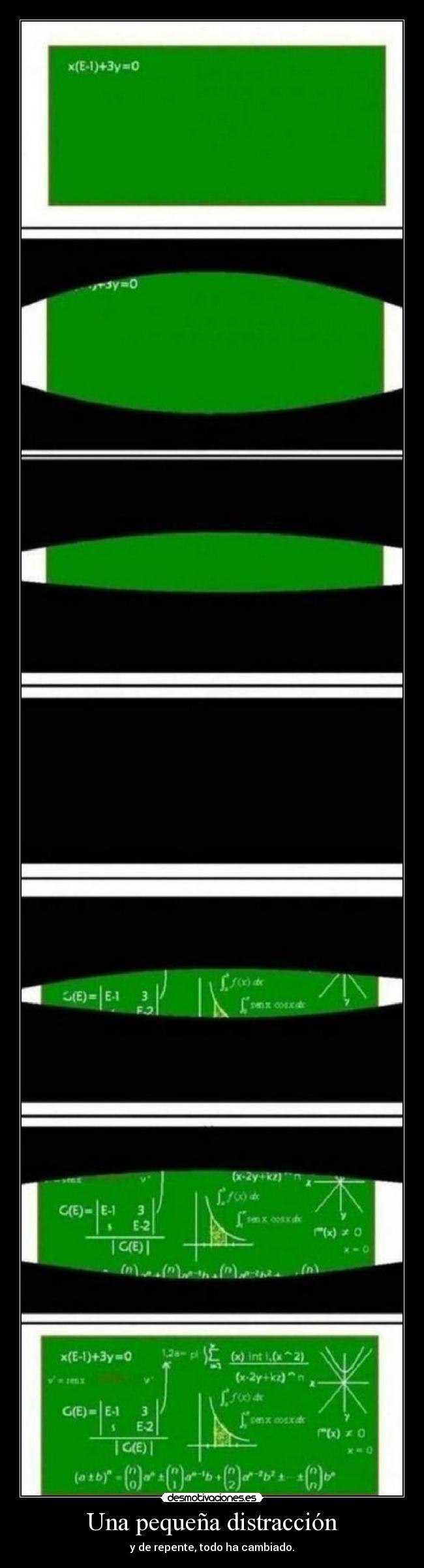 Una pequeña distracción - y de repente, todo ha cambiado.