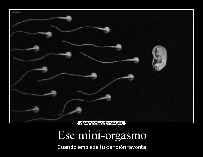 Ese mini-orgasmo - Cuando empieza tu canción favorita