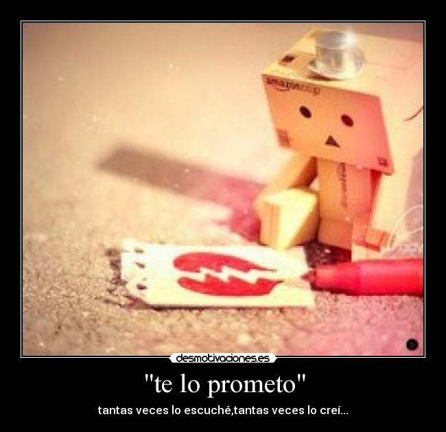 te lo prometo -