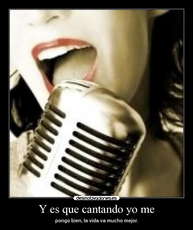 carteles cantar desmotivaciones