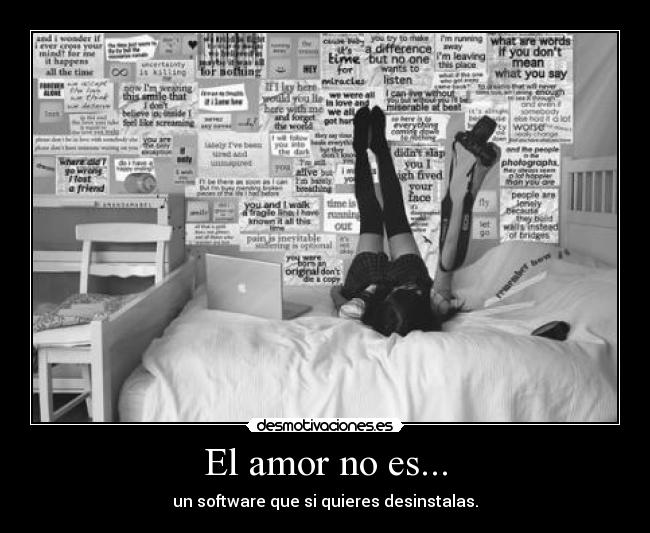 El amor no es... - 