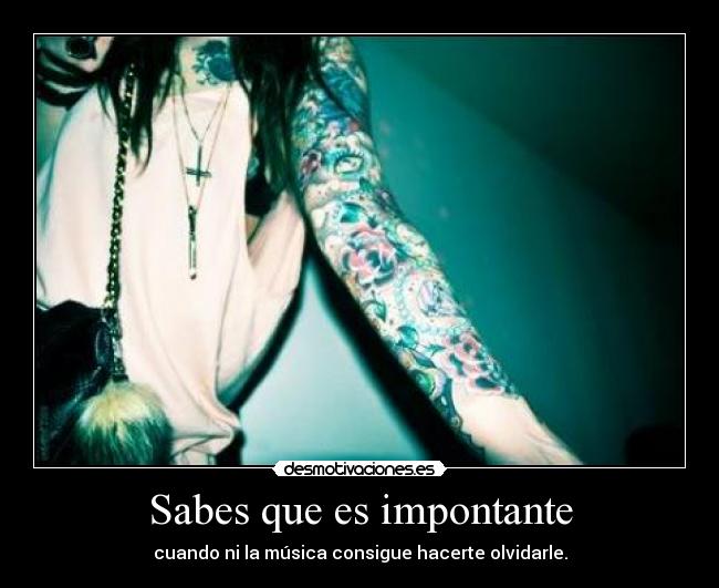 Sabes que es impontante - 