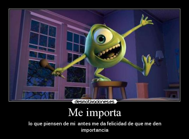 Me importa -