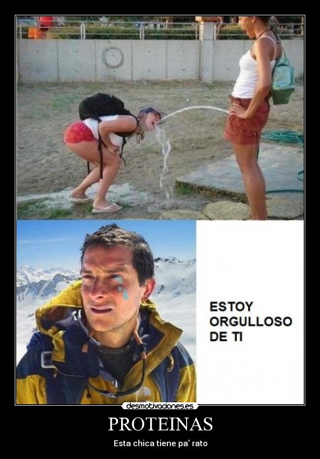 PROTEINAS - Esta chica tiene pa rato