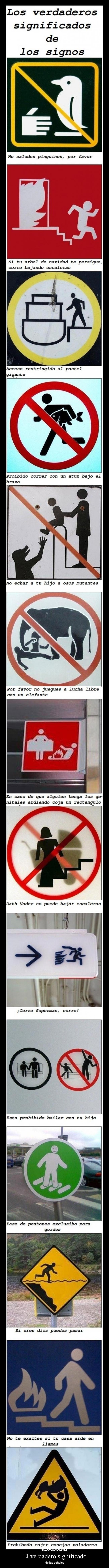 El verdadero significado - de las señales