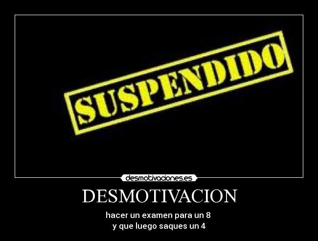 DESMOTIVACION - 