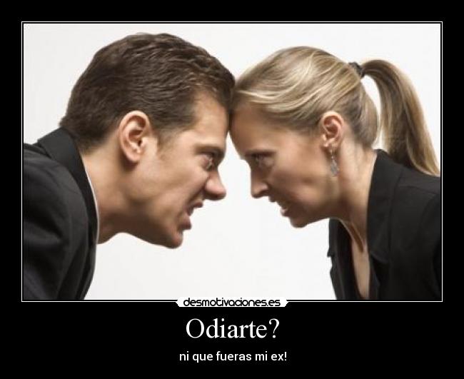Odiarte? - ni que fueras mi ex!