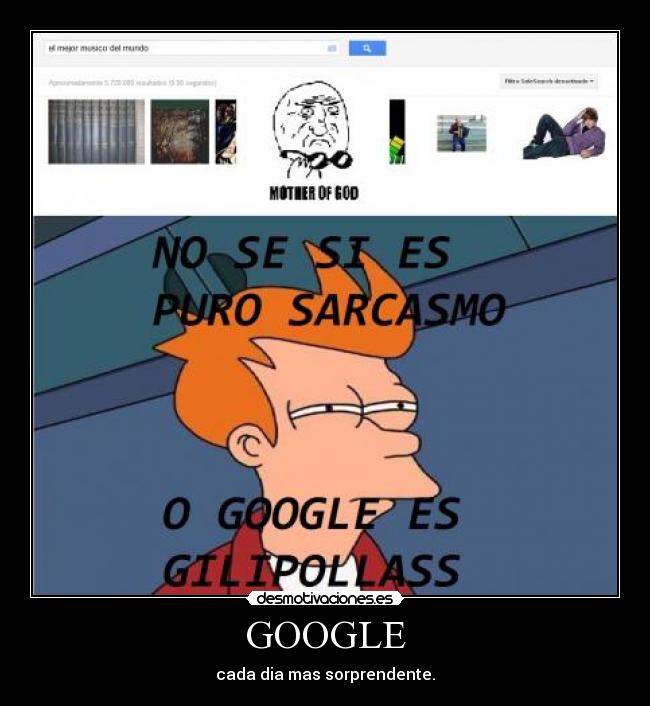 GOOGLE - cada dia mas sorprendente.
