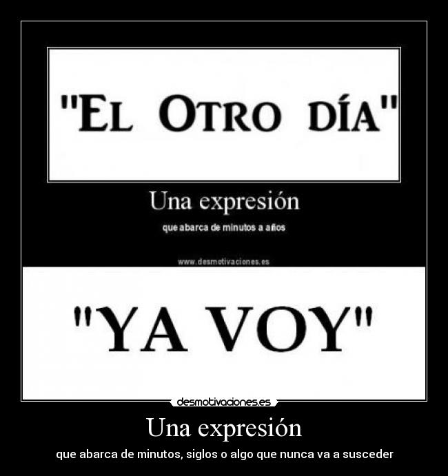 Una expresión - 