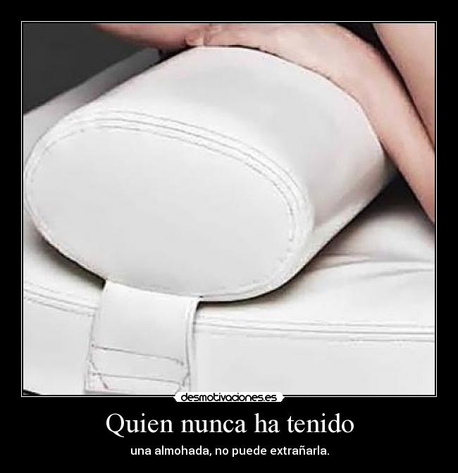 carteles nunca tenido almohada extranar desmotivaciones