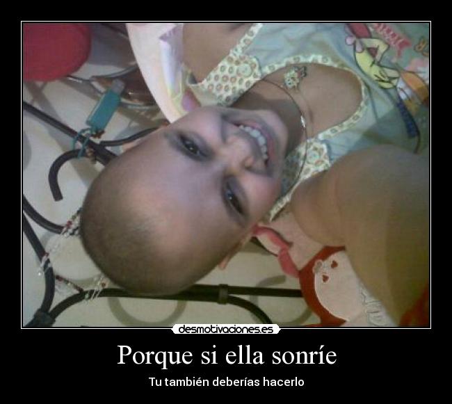 Porque si ella sonríe -