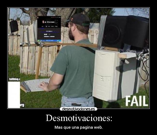 Desmotivaciones: - Mas que una pagina web.