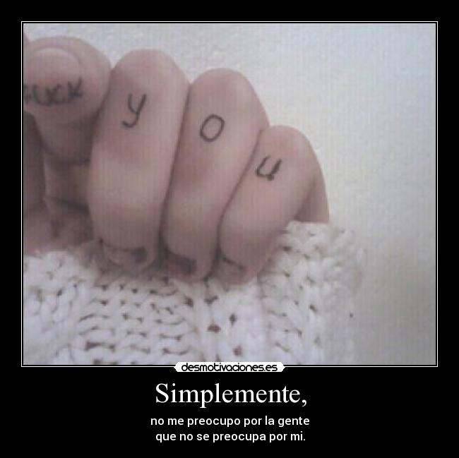 Simplemente, - 