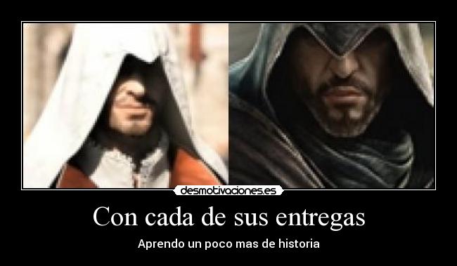 Con cada de sus entregas - Aprendo un poco mas de historia