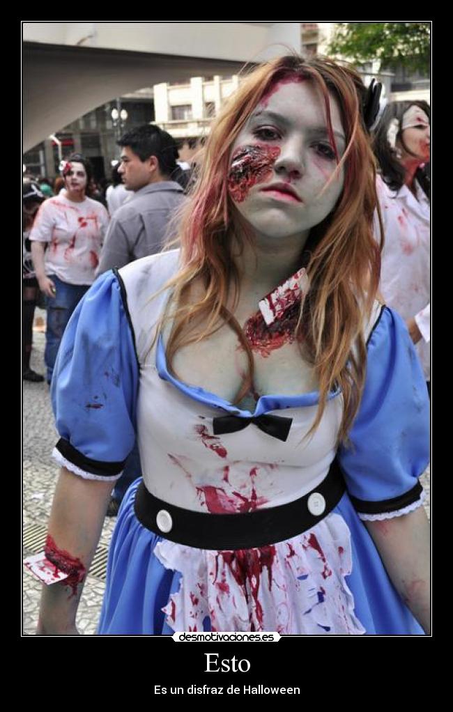 Esto - Es un disfraz de Halloween