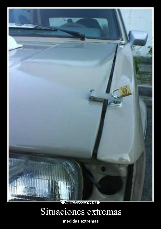 Situaciones extremas - medidas extremas