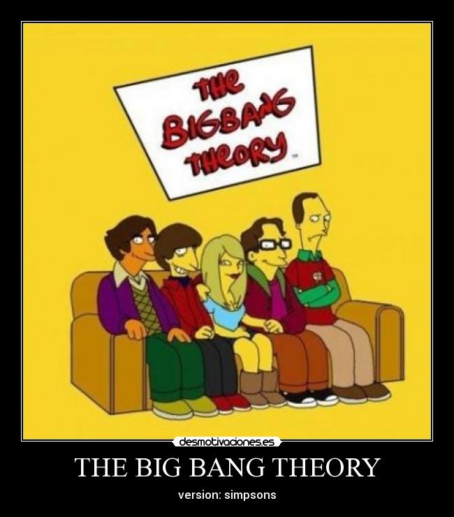 THE BIG BANG THEORY - version: simpsons