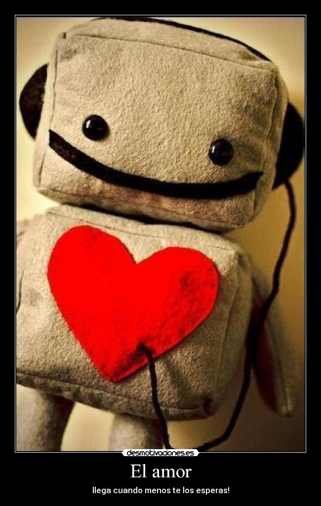 El amor - llega cuando menos te los esperas!
