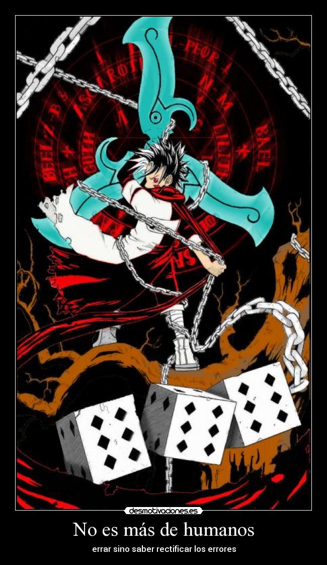 No es más de humanos -