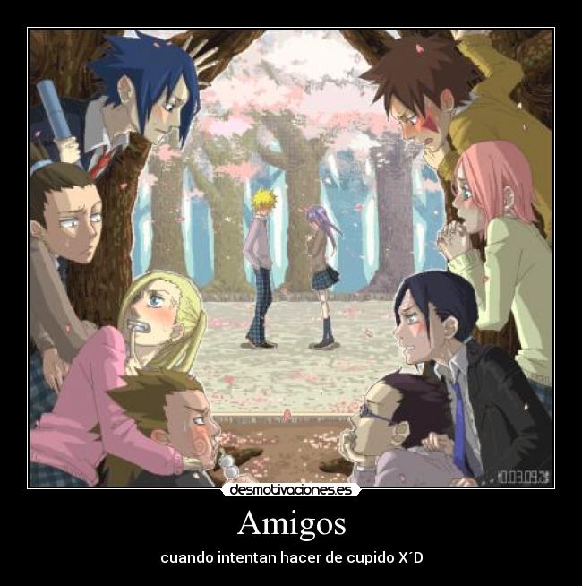 Amigos - cuando intentan hacer de cupido X´D