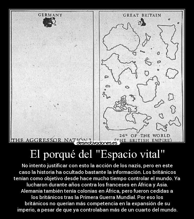 El porqué del Espacio vital -