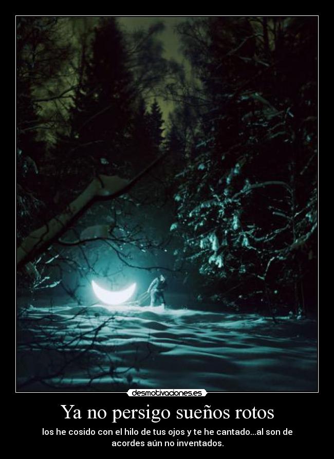 Ya no persigo sueños rotos - 