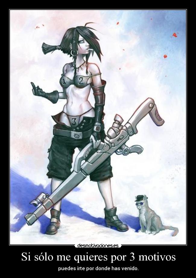 Si sólo me quieres por 3 motivos -